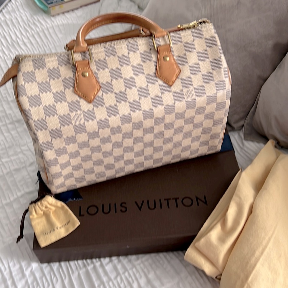 Authentic Louis Vuitton Daniel Azur Speedy 30 bag 🤩